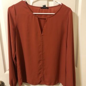 Long sleeve blouse